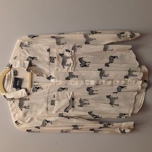 Maeve by Anthropology Zebra Blouse - Size 0